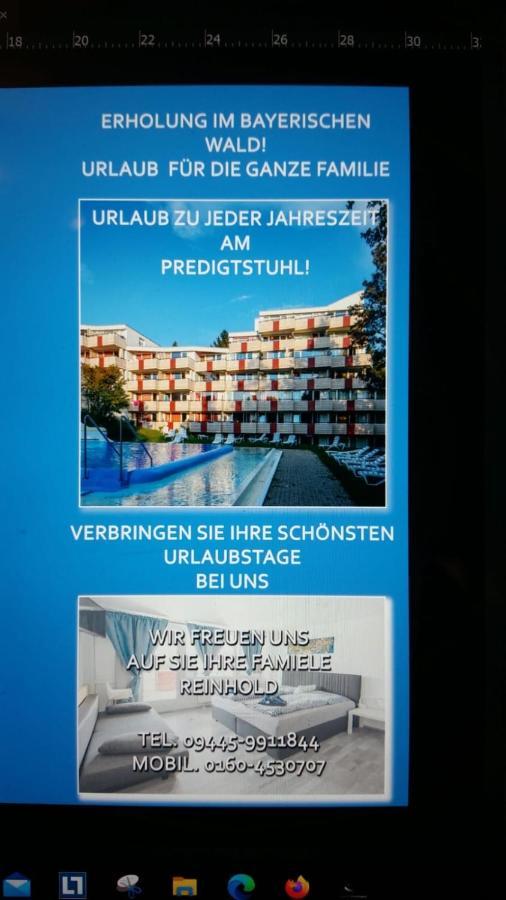 Ferienwohnung Reinhold Im Predigtstuhl Resort Sankt Englmar Exteriér fotografie